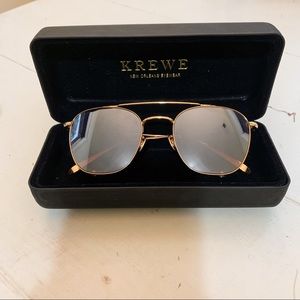 KREWE Earhart Blinker 24k Titanium + Matte Oyster